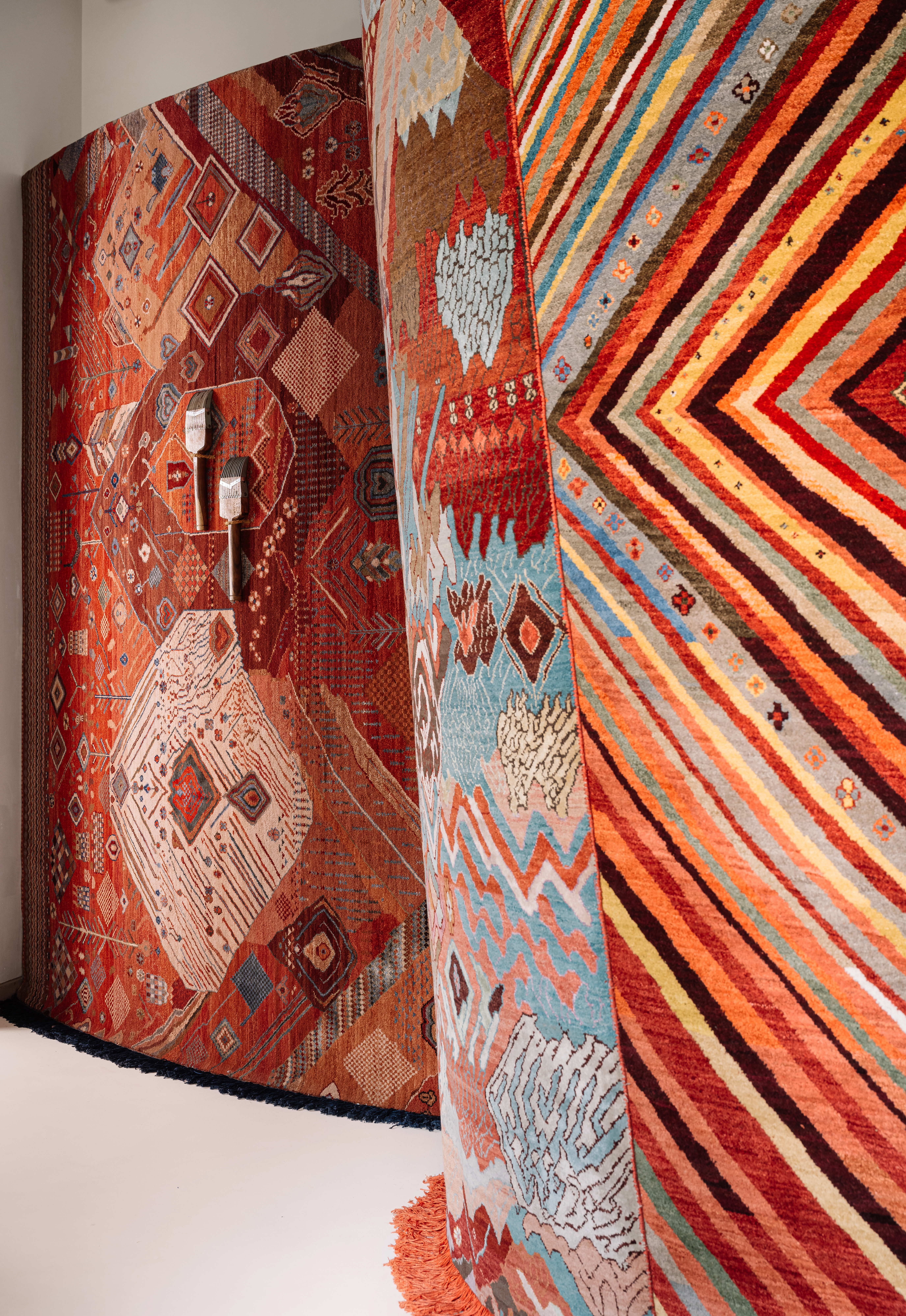 Using leftover yarn from consumer-facing production lines, rural weavers have stitched their aspirations, experiences and dreams into “Manchaha” creations